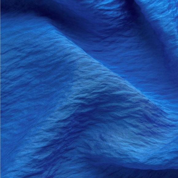 H&M V- Neck Dress- Blue, size Small - Picture 7 of 7